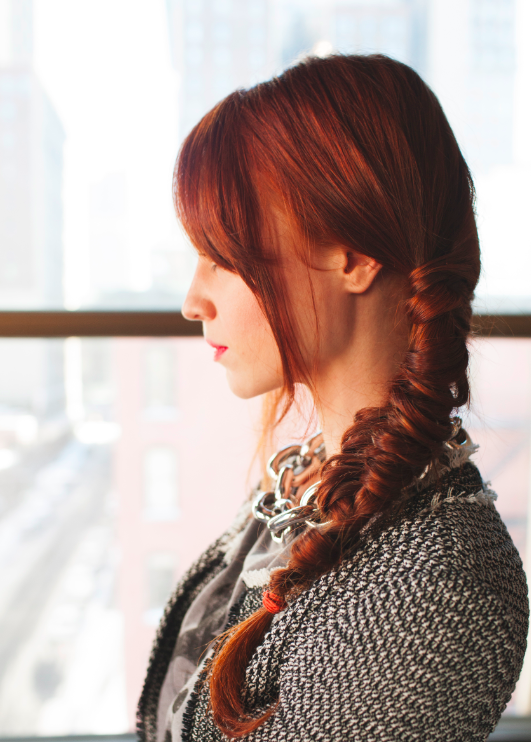 Red Hair Inspires Fishtail Braid: Get the Look in 4 Steps