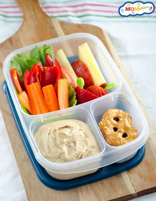 Hummus & Carrots Bento Box Lunch