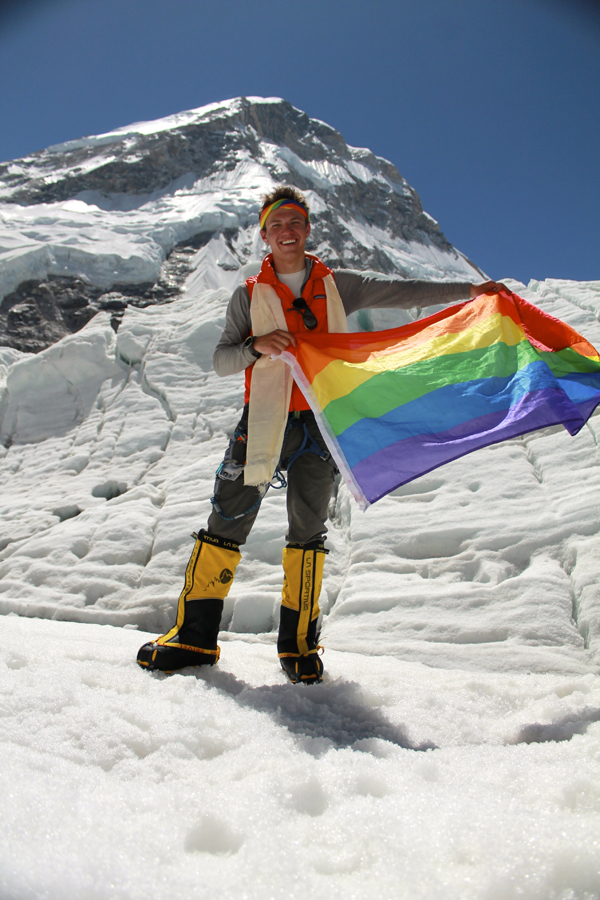 Top Of Mount Everest Flags