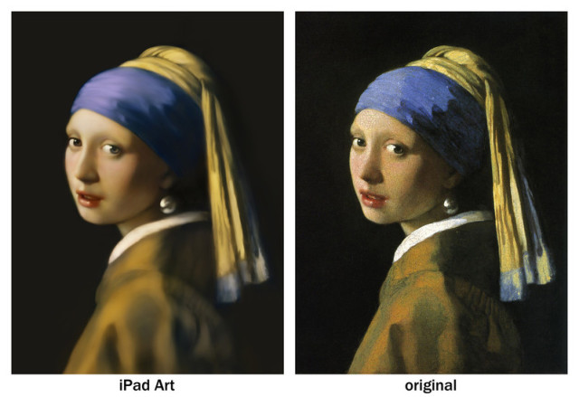 iPad Artist Seikou Yamaoka Recreates 'Girl With A Pearl Earring' (PHOTO ...