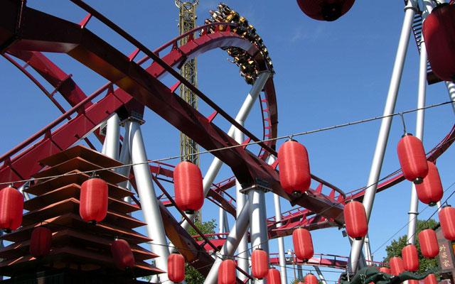 Tivoli Demon roller-coaster