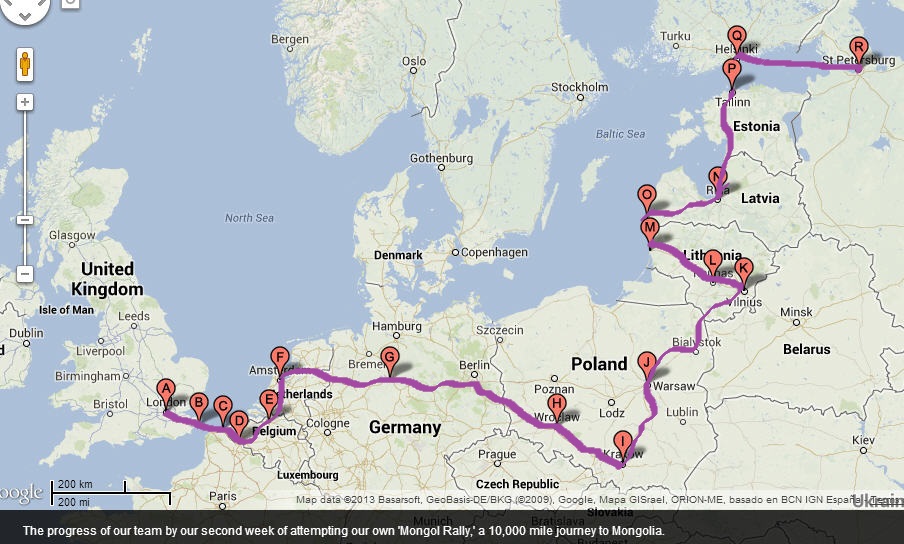 Week 2 Of The Mongol Diaries Lithuania To Russia On The Road Huffpost Life