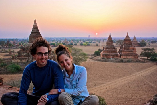 Sunrise in Bagan, Burma