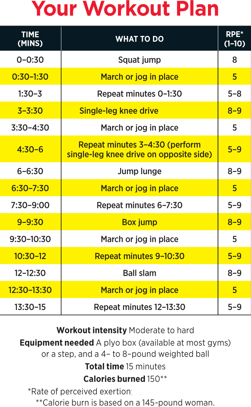 Simple 10 minute discount workout