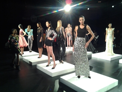 South African designer David Tlale's NYFW presentation