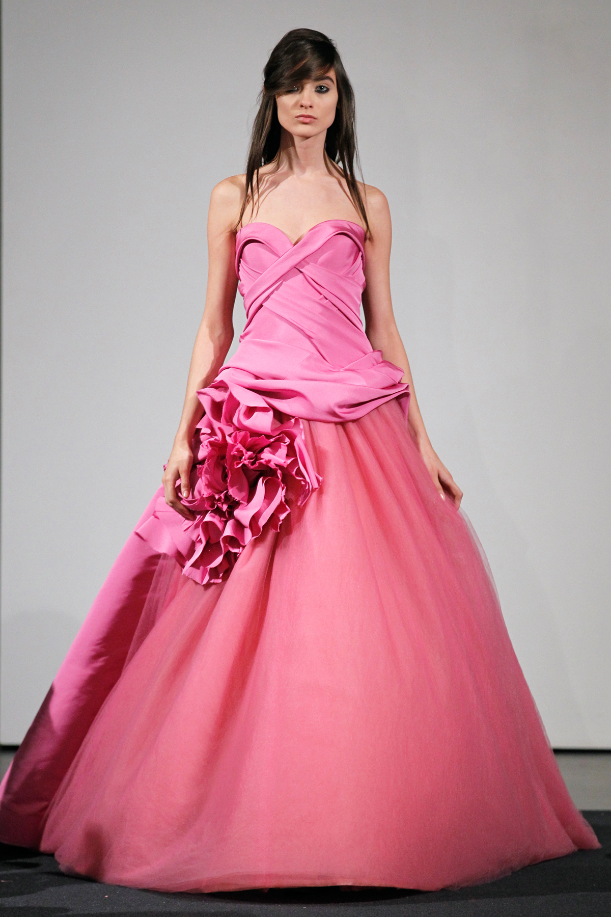 Vera Wang's Fall 2014 Bridal Collection Features All Pink Dresses ...