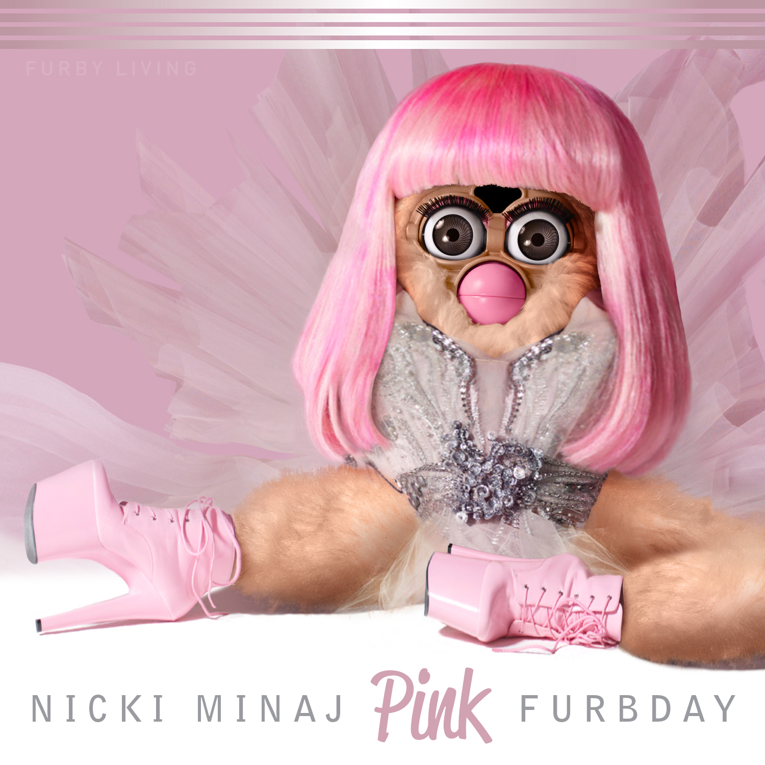 11 Hilarious And Haunting Photos Of Furbies Posing As Your Favorite Pop