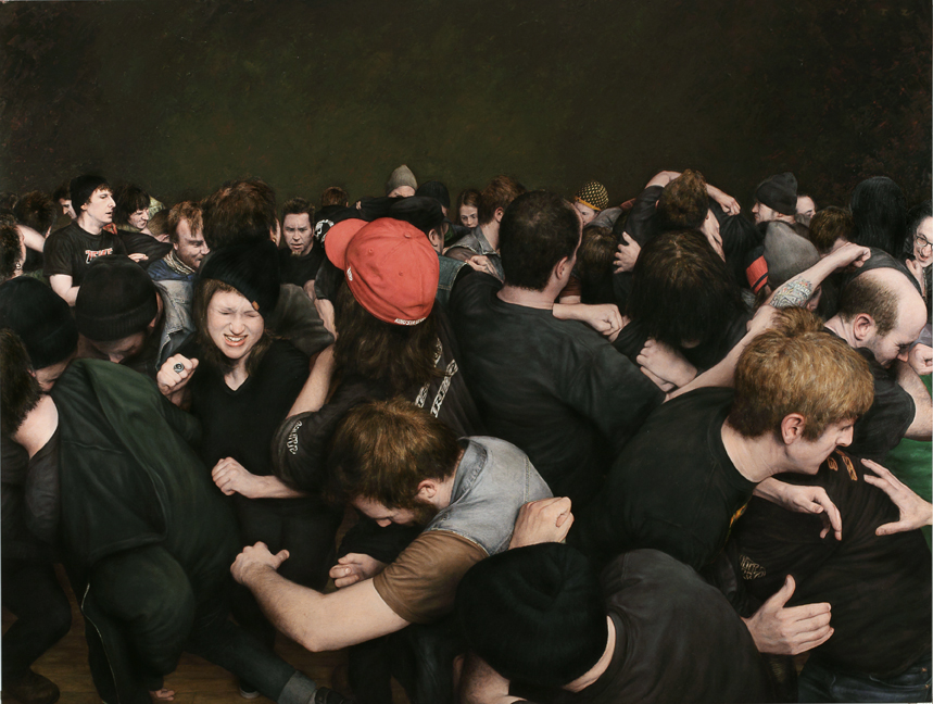 mosh pit art