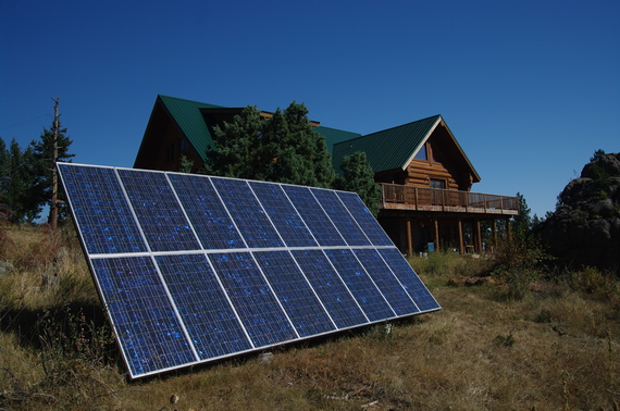 Battery backup solar and wind installation