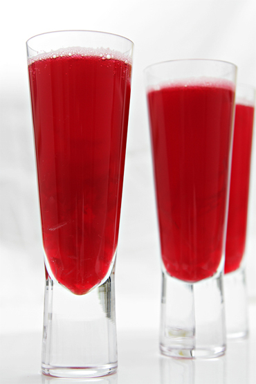 Beet Bellini With Pickled Ginger | HuffPost Life