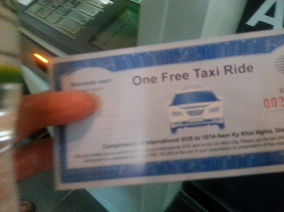 The address in the guidebook gets so many sick travelers showing up at their door they hand out taxi vouchers to get you to the right place