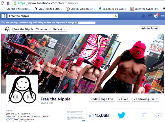 Facebook Wages War on the Nipple