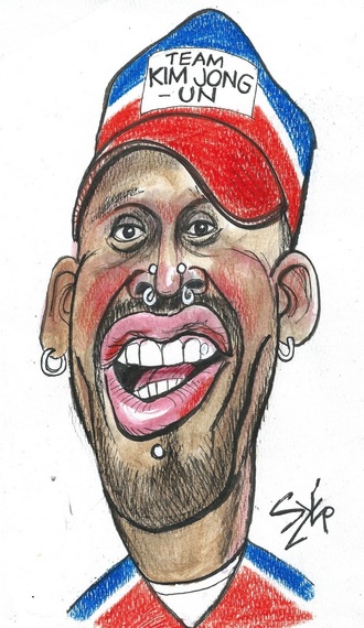 The Daily Szep -- Caricature of Dennis Rodman | HuffPost Latest News