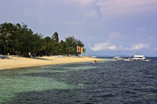 Malapascua beach in Philippines