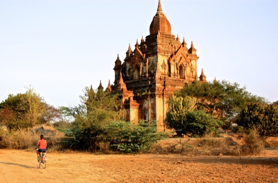 Biking in Bagan