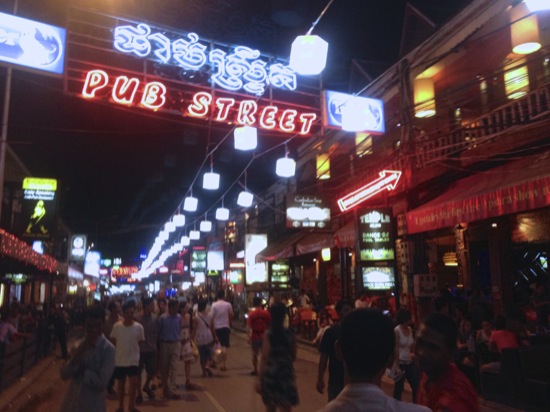 Pub Street in Siem Reap