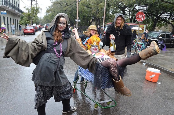 Mardi Gras 2014: Soggy Fun in the Marigny! | HuffPost