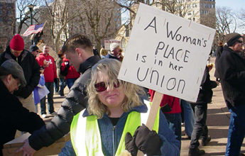 Women's History Month is a perfect time to celebrate the capacity for upward mobility women have gained in the workforce--especially when it comes to labor unions.