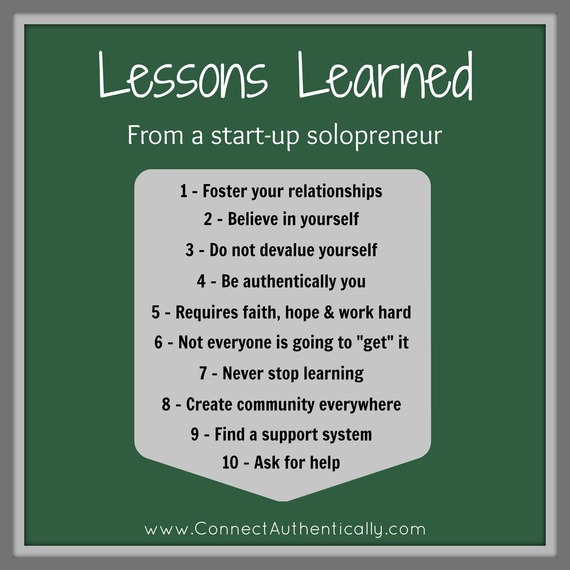 10 Lessons Learned As a Startup Entrepreneur HuffPost