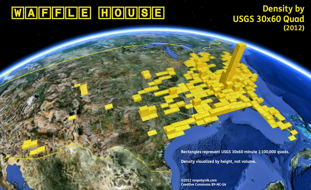 A Map of All the Waffle House Locations in America | HuffPost