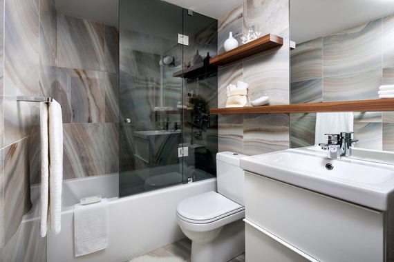 designer 1-2-3: compact condo bathroom renovation | huffpost canada