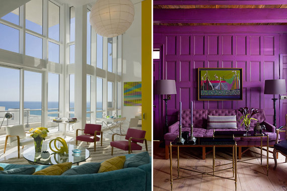 6 Tips for Using Bold  Color  in the Home HuffPost