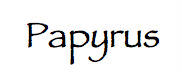 papyrus font generator copy and paste