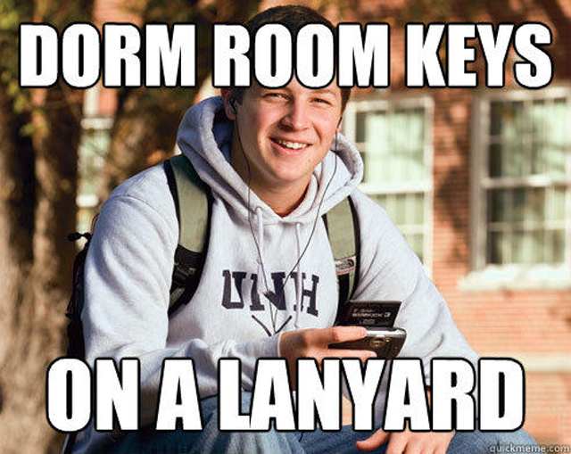 This are my keys. College Freshman meme. American Freshman meme.