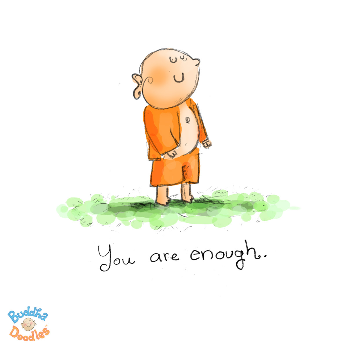 Today's Buddha Doodle -- Just Perfect Like You | HuffPost