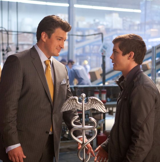 2014-09-30-StillofNathanFillionandLoganLermaninPercyJacksonSeaofMonsters2013TwentiethCenturyFox.jpg