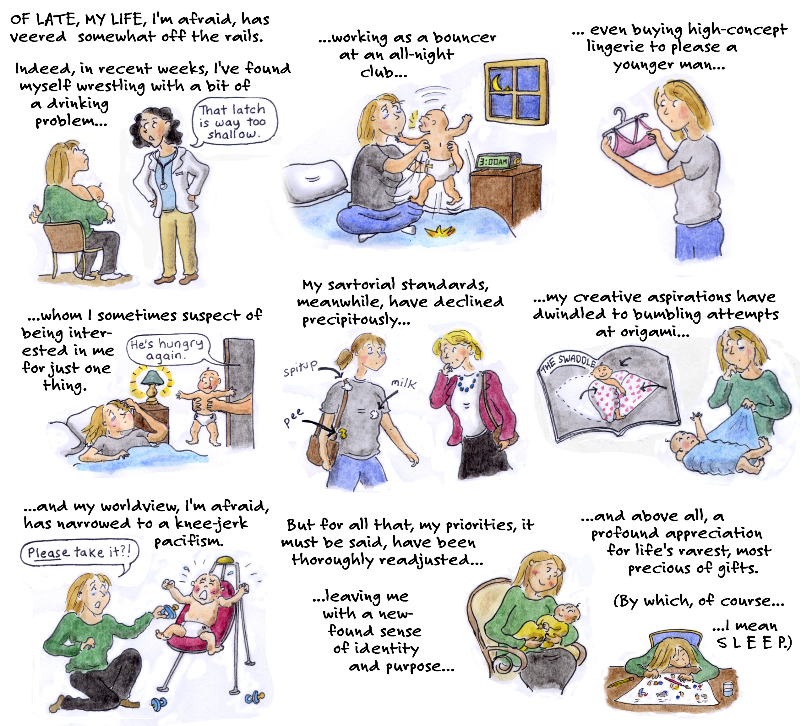 Life As A New Mom, Summed Up In A Cartoon | HuffPost Life