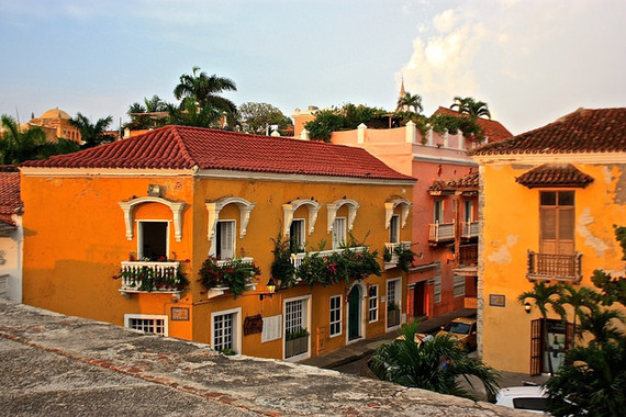 Cartagena colonial buildings