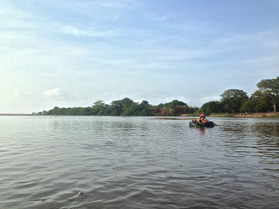 tubing in the Palomino River Colombia