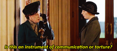 downton abbey violet crawley is this communication or torture gif