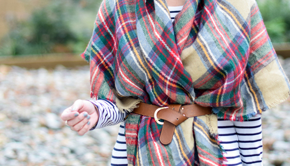 How to Belt Your Scarf