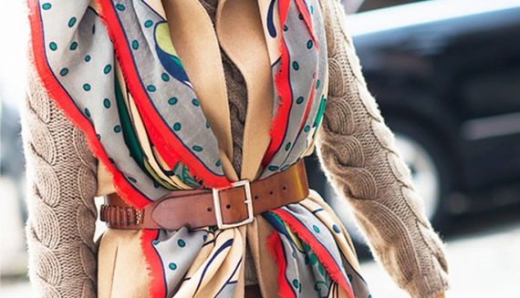 Fall 2014 Trend: How to Wear a Scarf With a Belt Like Burberry