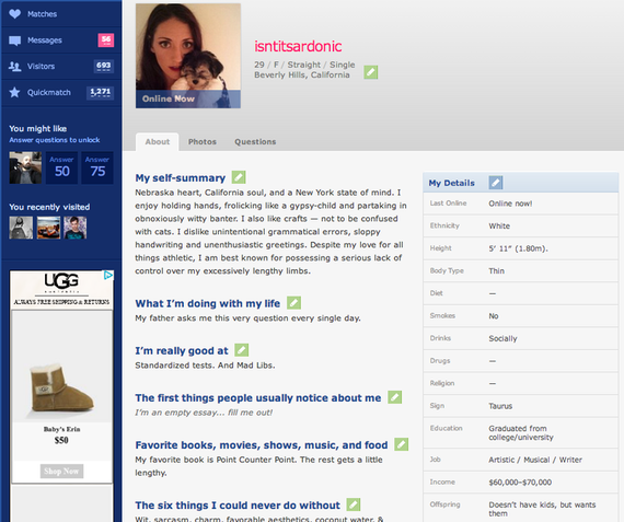 30 Days of Online Dating: That Is So Not Ok, Cupid | HuffPost