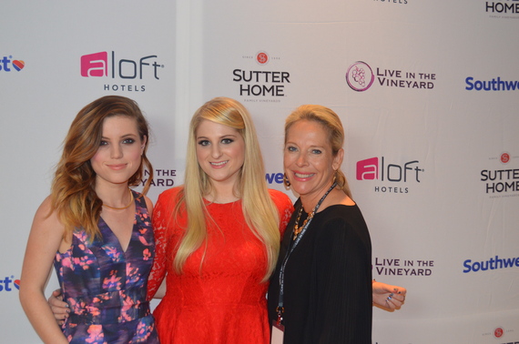 2014-12-18-SydneyFromEchosmithMeghanTrainorAndLITVCoFounderBobbiiJacobs.JPG