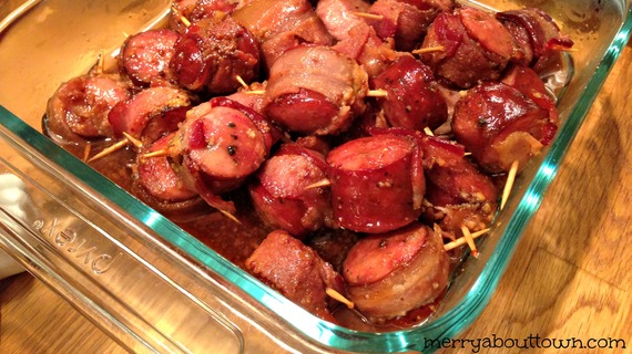 2014-12-26-SlowCookerGlazedBaconWrappedSausageMerryAboutTown.jpg