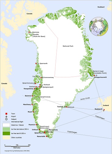 Greenland's Massive Ice Cap in the Depths of Winter: Going Barmy ...