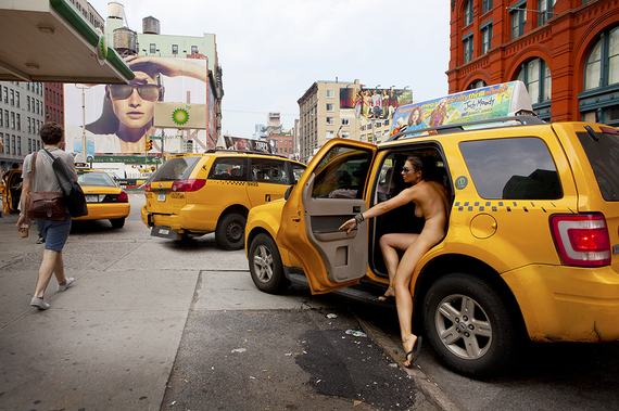 Sidewalks of New York nude photos