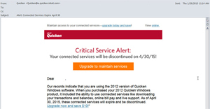 when is quicken 2015 support discontinued