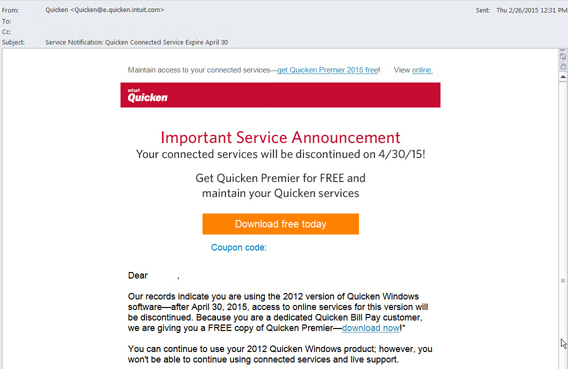 quicken 2012 download problems