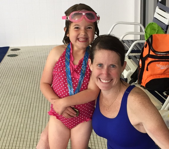 Daughter lesson. Daughter Swim Micro.