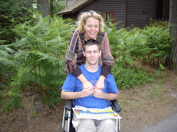 Martin & Joanna in England - together for the first time