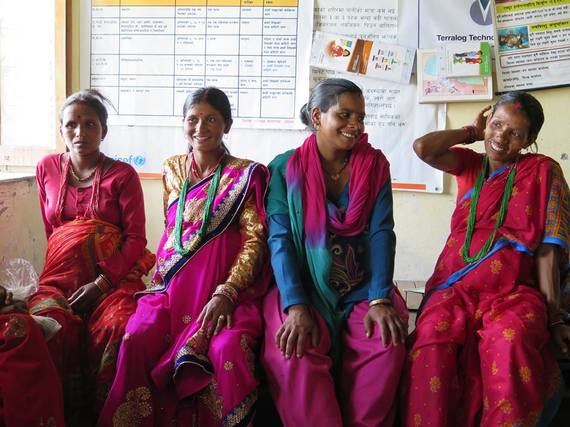 Women at a Possible healthcare clinic in rural Nepal