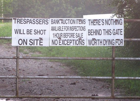 Image result for scary no trespassing signs