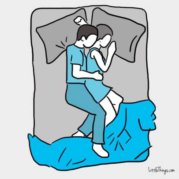 What Your Sleeping Position With A Partner Says About Your Relationship 