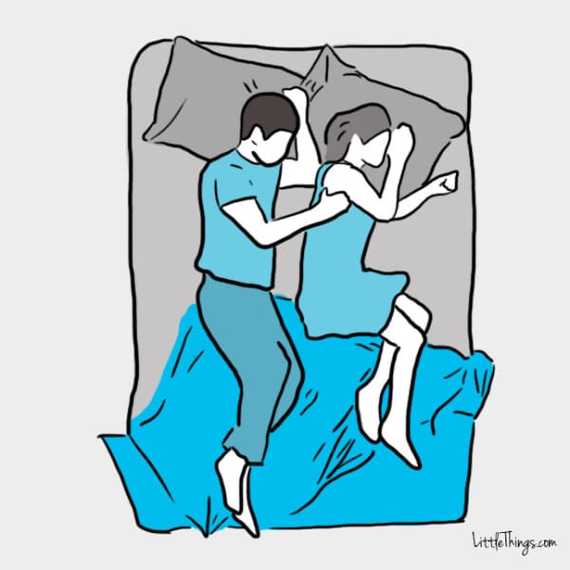 intimate sleeping positions