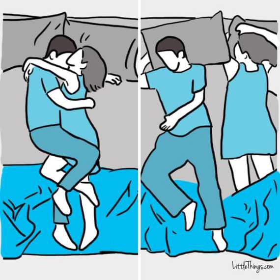 What Your Sleeping Position With A Partner Says About Your Relationship